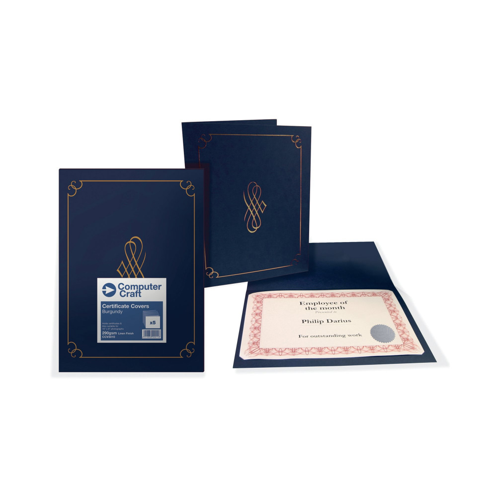 COMPUTER CRAFT CERT COVERS BLUE PK5