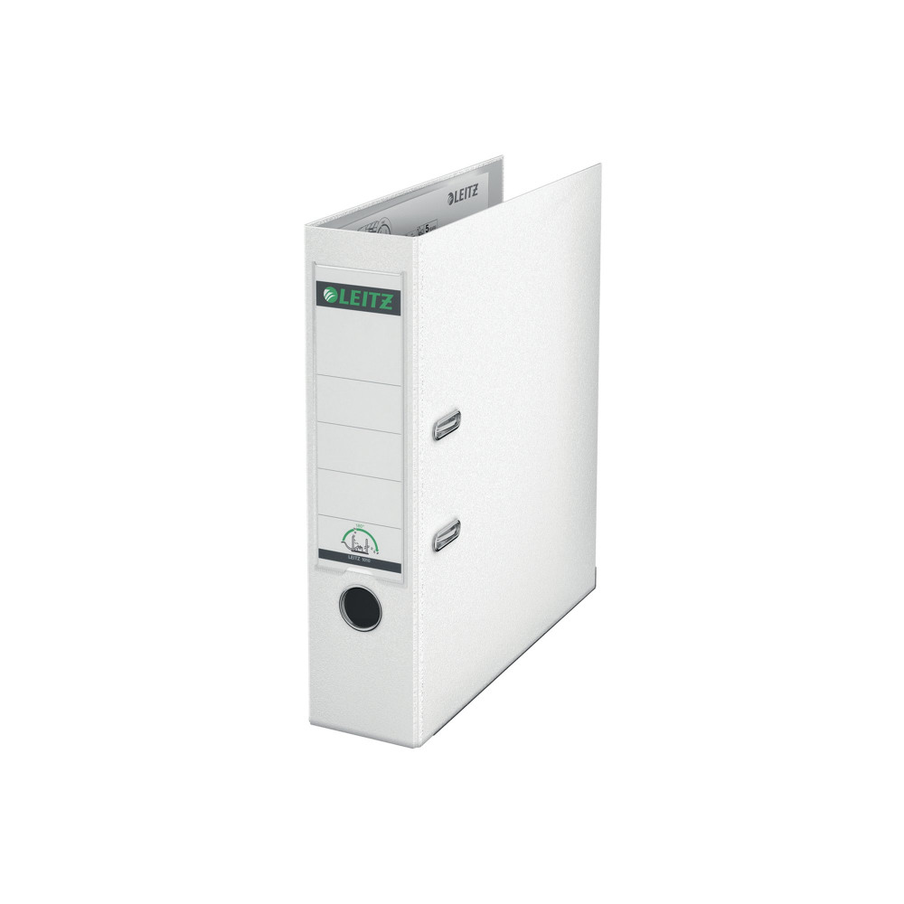 LEITZ 180 LACH FILE 80MM A4 WHT PK10