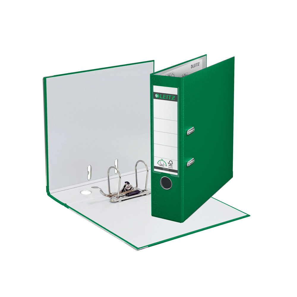LEITZ 180 LACH FILE 80MM A4 GRN PK10