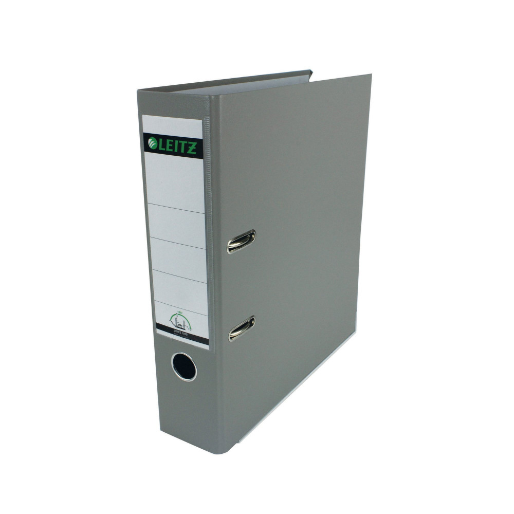 LEITZ 180 LACH FILE 80MM A4 GRY PK10
