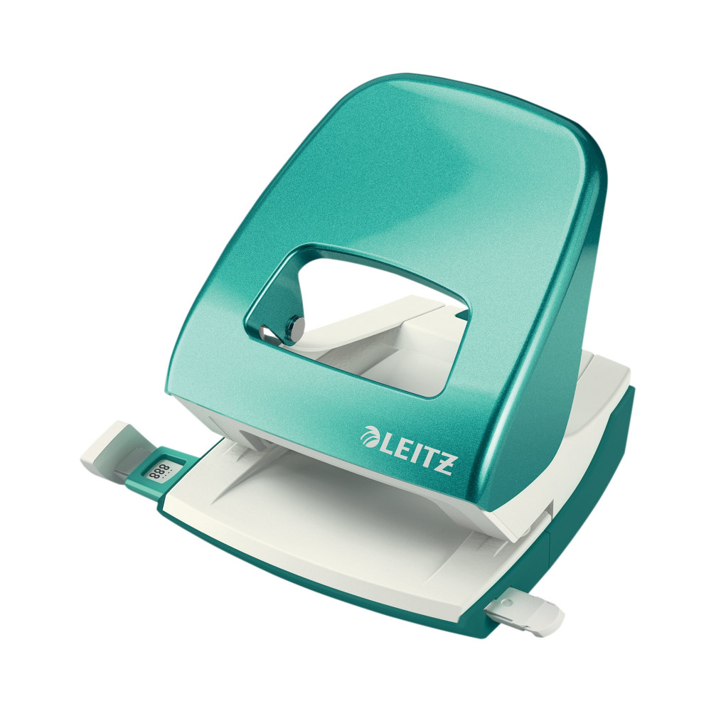 LEITZ WOW OFFICE HLE PUNCH ICE BLUE