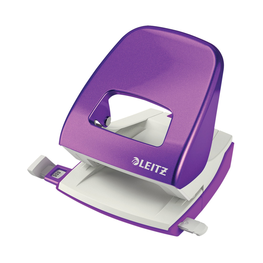LEITZ WOW OFFICE HOLE PUNCH PURPLE