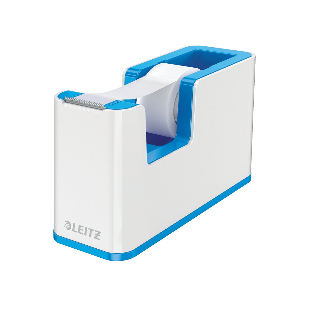 LEITZ WOW TAPE DISPENSER WHITE/BLUE