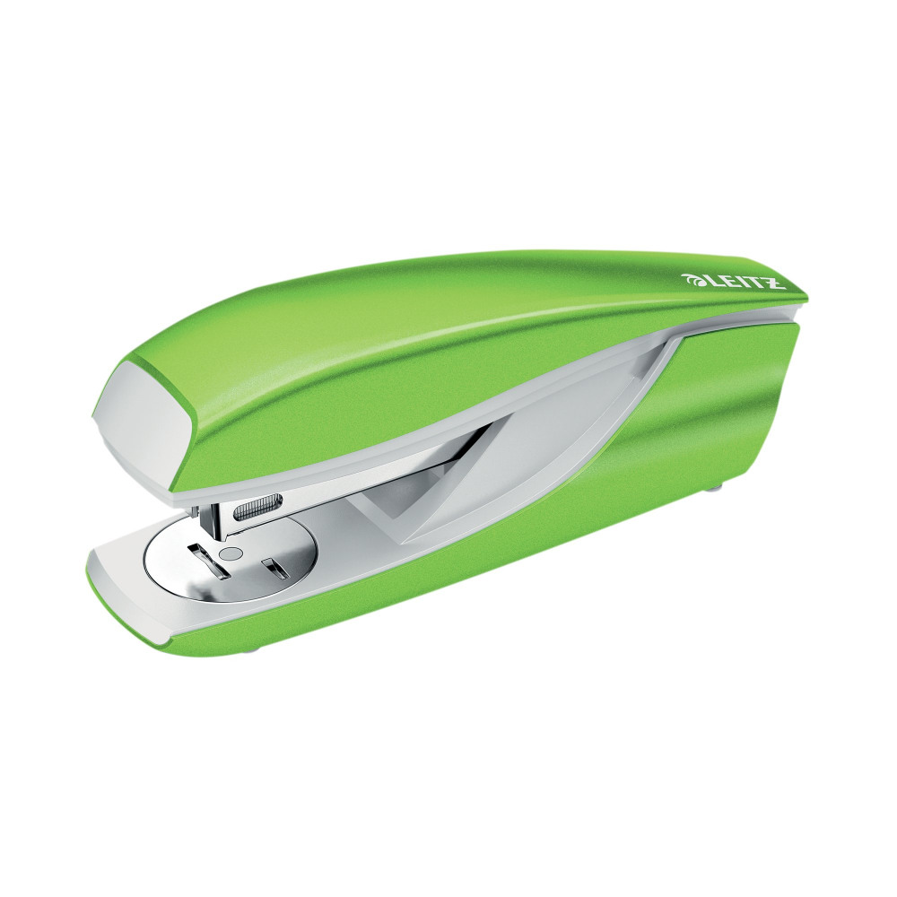 LEITZ WOW OFFICE STAPLER 30 SH GRN