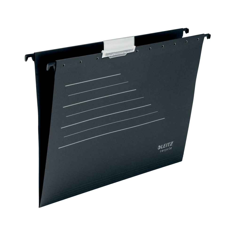 LEITZ ALPHA RCY SUS FILE V A4 BLK 10