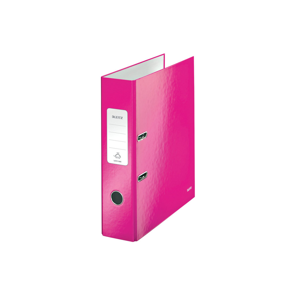 LEITZ WOW LACH A4 80MM MTL PNK PK10