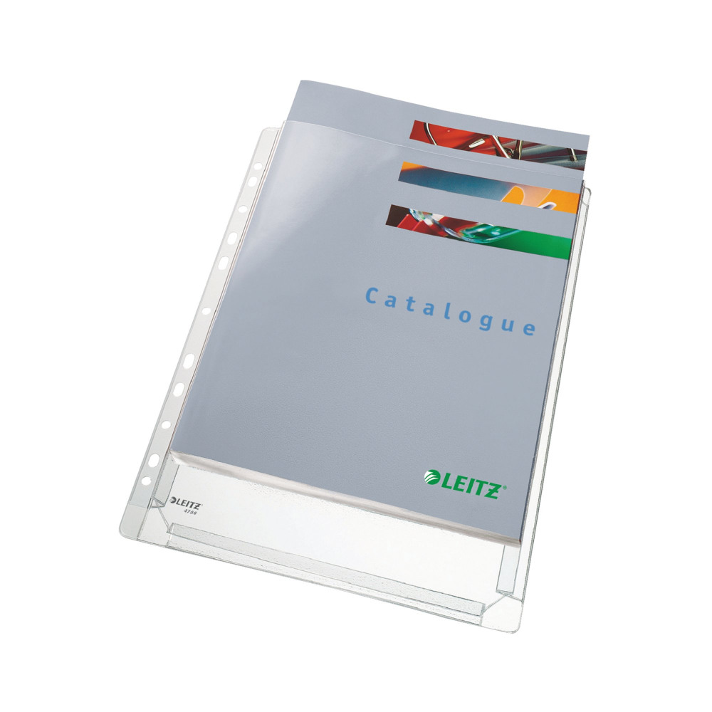 LEITZ PREM EXPANDING POCKET CLR PK5