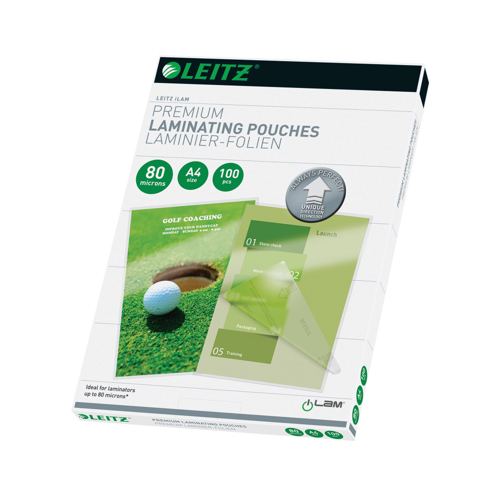 LEITZ ILAM LAM POUCH A4 160MIC PK100