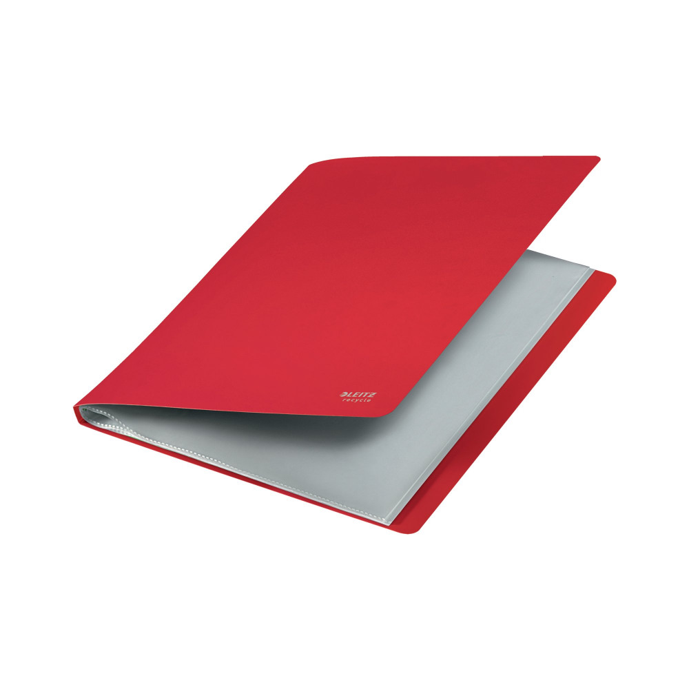 LEITZ RECY DISP BK A4 20PKT RED PK10