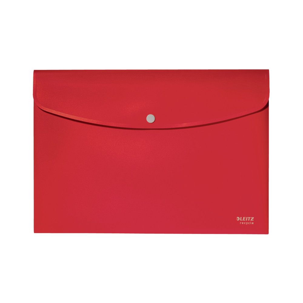 LEITZ RECYCLE DOC WALLET A4 RED PK10