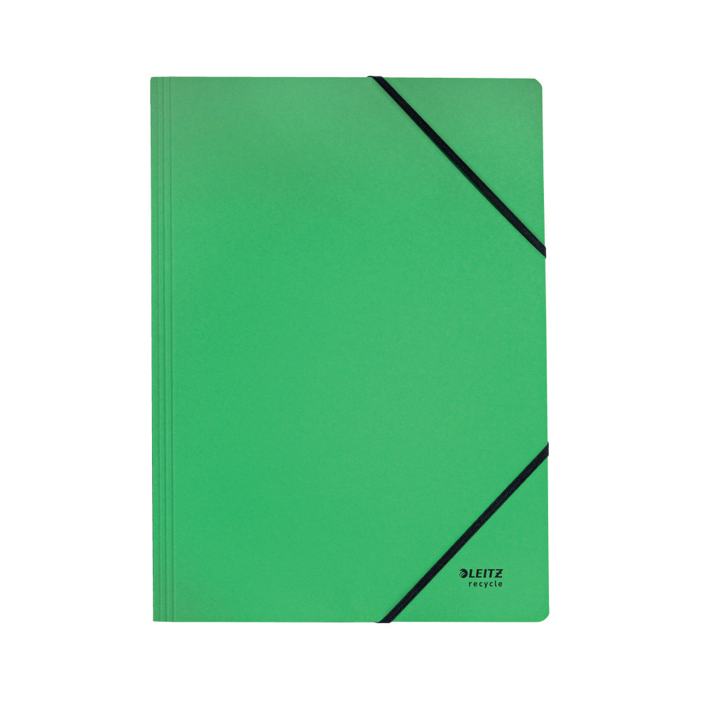LEITZ RECYCLE ELASTIC FOLDER A4 GREEN