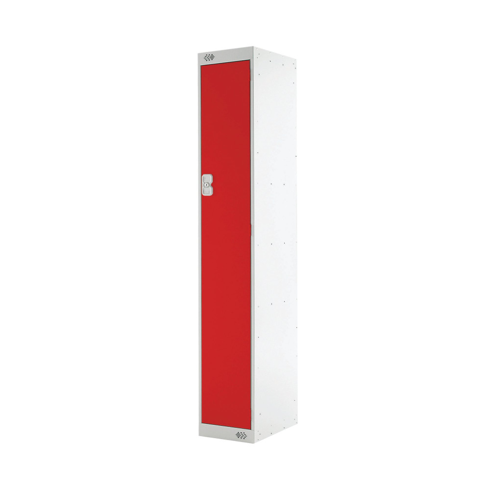 SINGLE COMPARTMENT LOCKER 300 RED