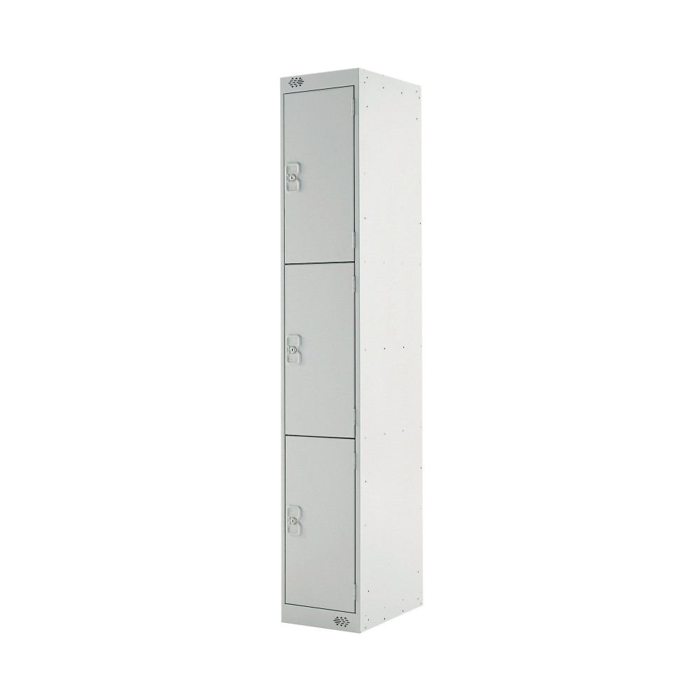 THREE COMPARTMENT LOCKER 300 L/GREY