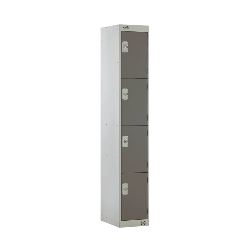 FOUR COMPARTMENT LOCKER 300 D/GREY