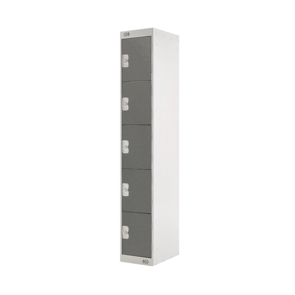FIVE COMPARTMENT LOCKER 450 D/GREY