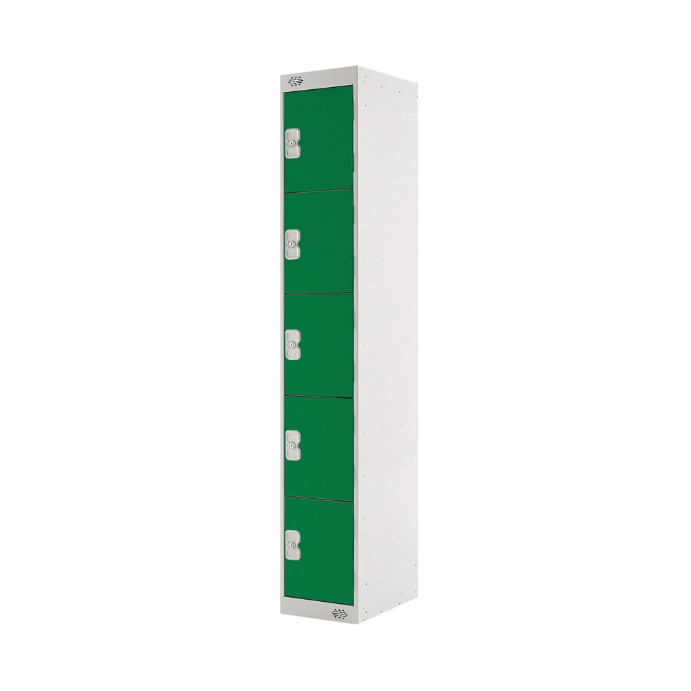 FIVE COMPARTMENT LOCKER 450 GREEN