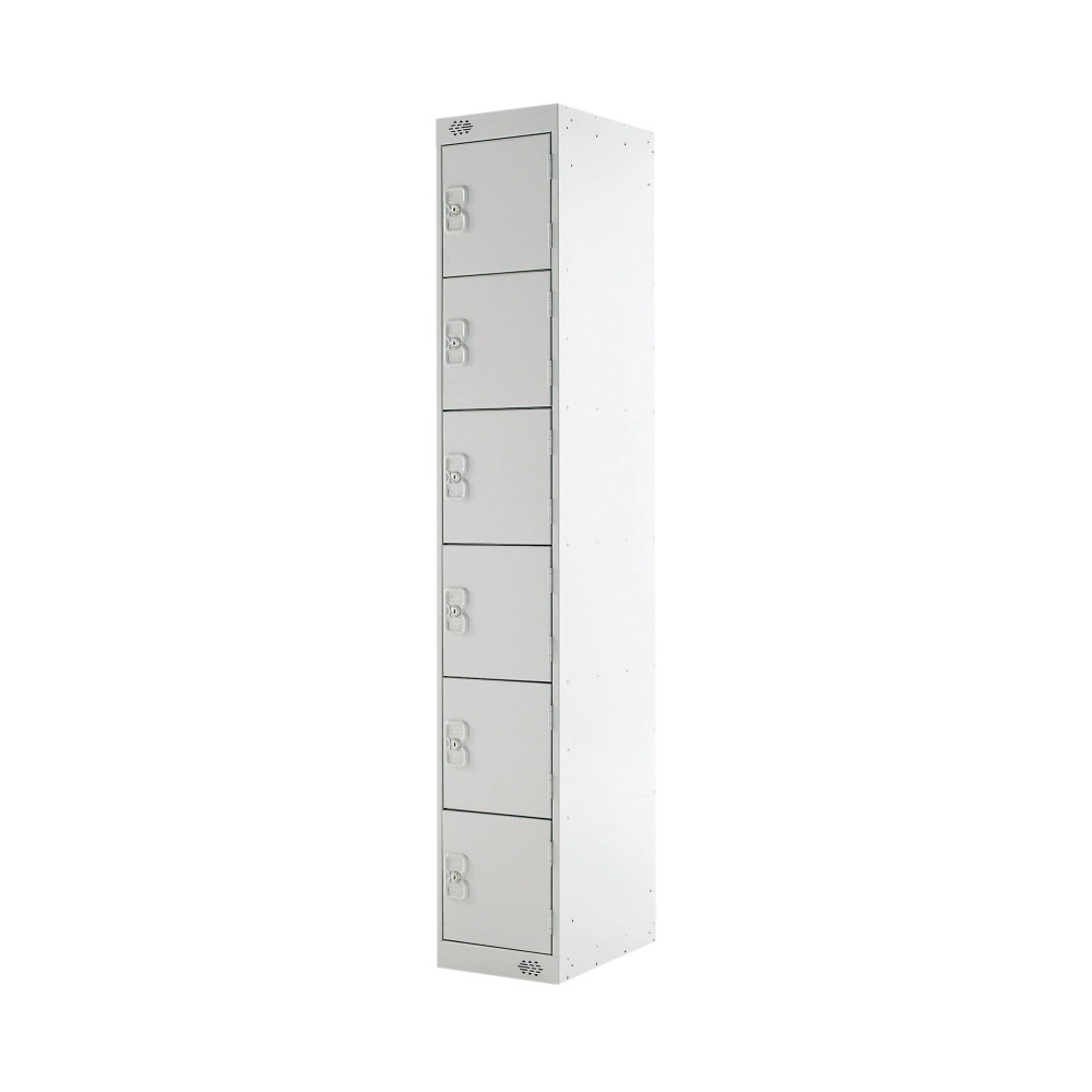SIX COMPARTMENT LOCKER 450 L/GREY