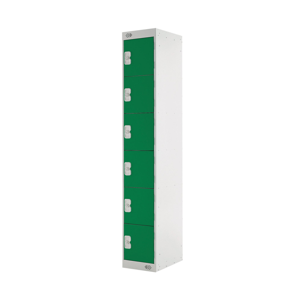 SIX COMPARTMENT LOCKER 450 GREEN