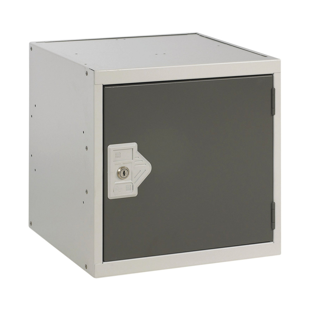 ONE COMP CUBE LOCKER 300X300 D/GREY