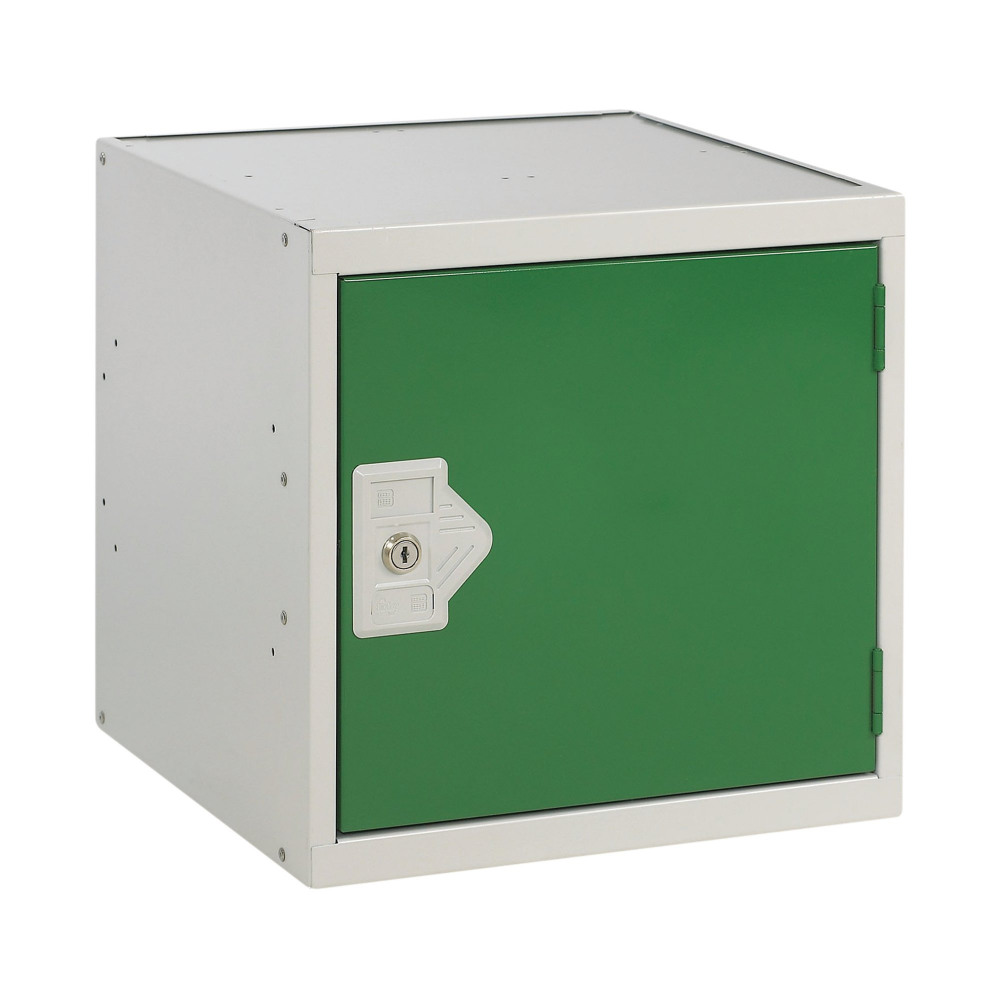 ONE COMP CUBE LOCKER 450X450 GREEN