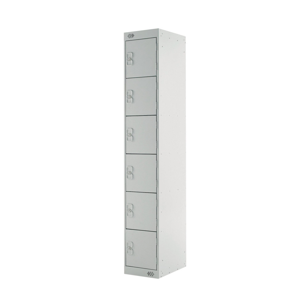 SIX COMP EXPRESS STD LOCKER GREY