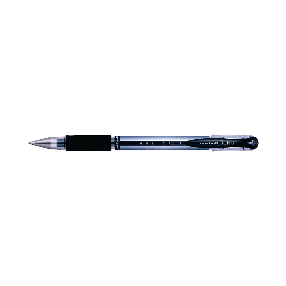 UNIBALL SIGNO GEL GRIP BLACK PK12
