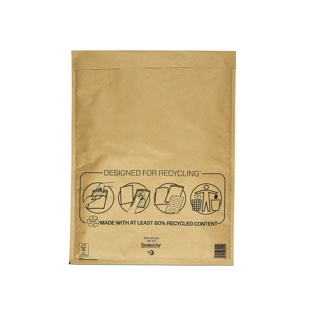 SEALED AIR BUBBAG GLD K7 350X470 P50