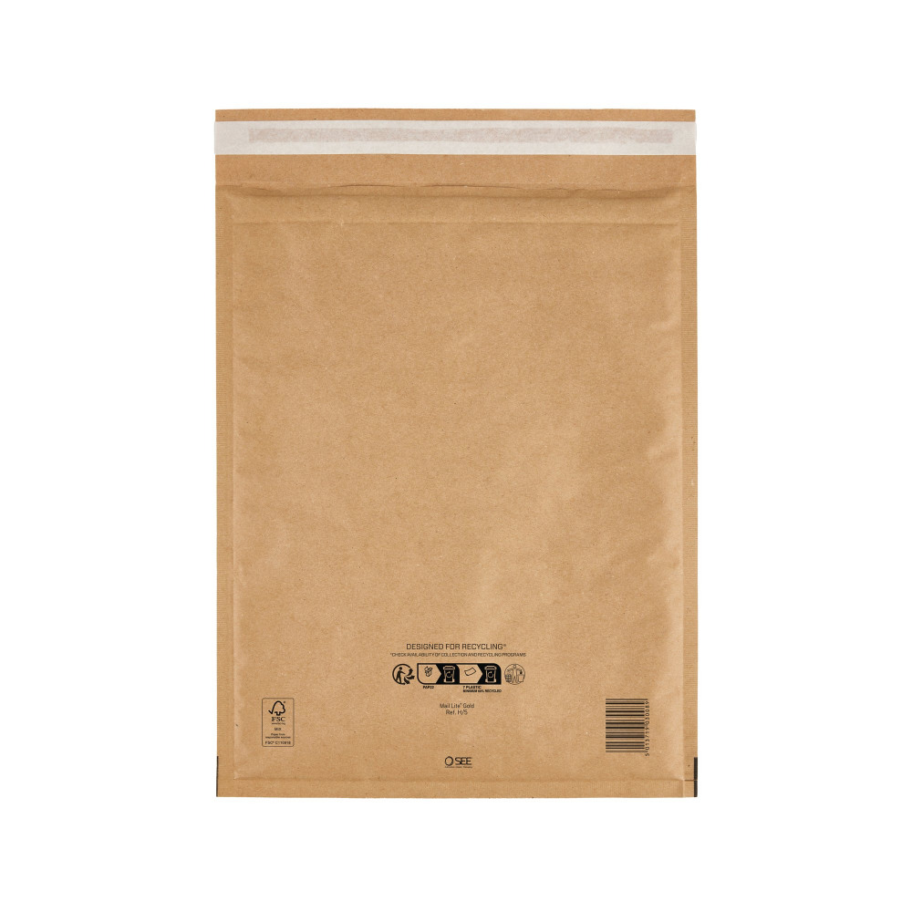 BUBBLE LINED BAG GOLD 270X360 PK50