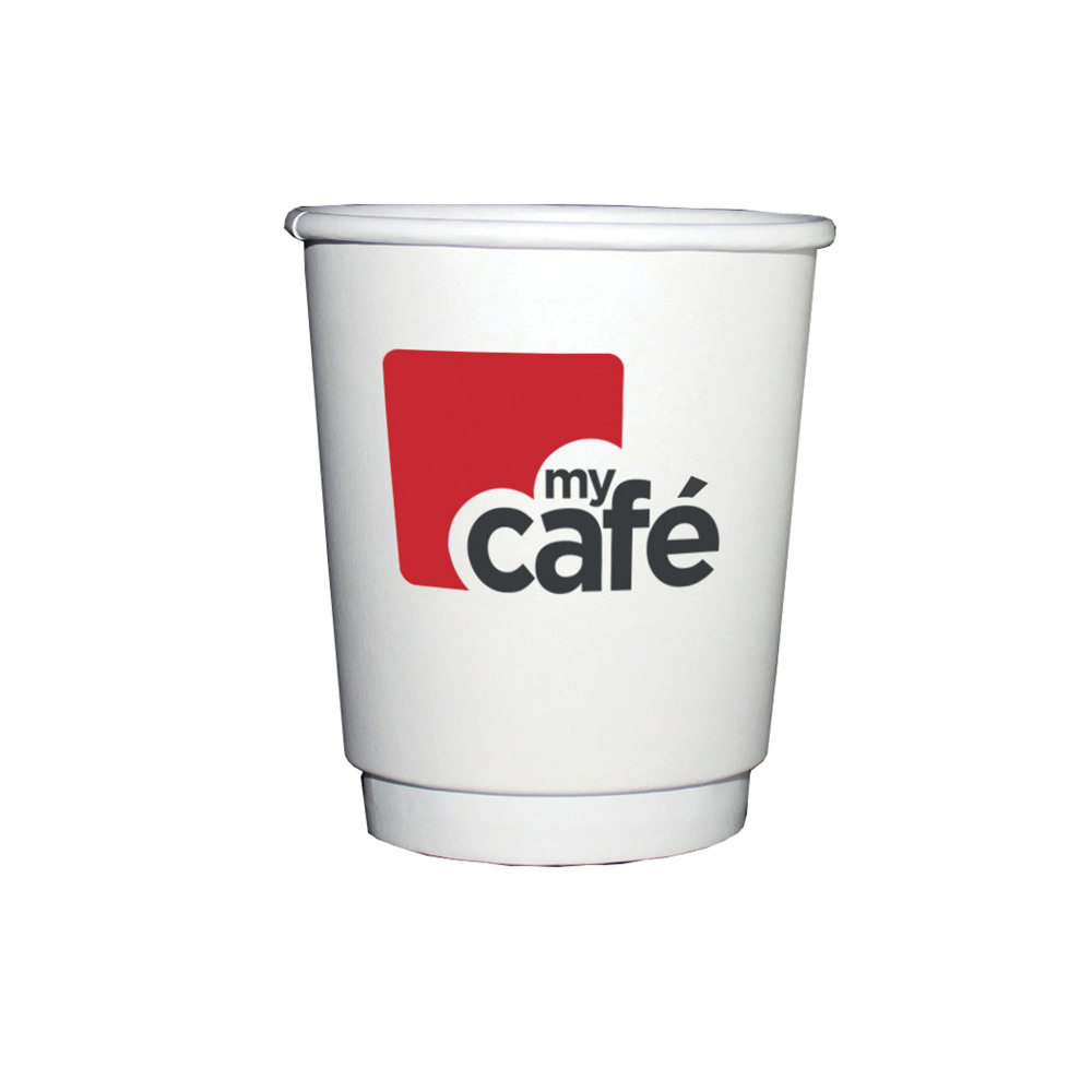 MYCAFE 8OZ DBL WALL HOT CUPS PK500