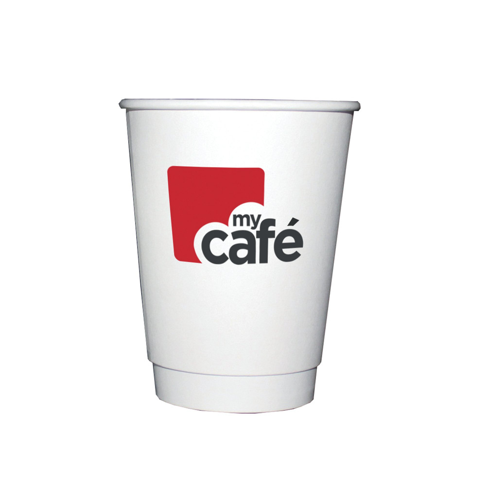 MYCAFE 12OZ DBL WALL HOT CUPS PK500