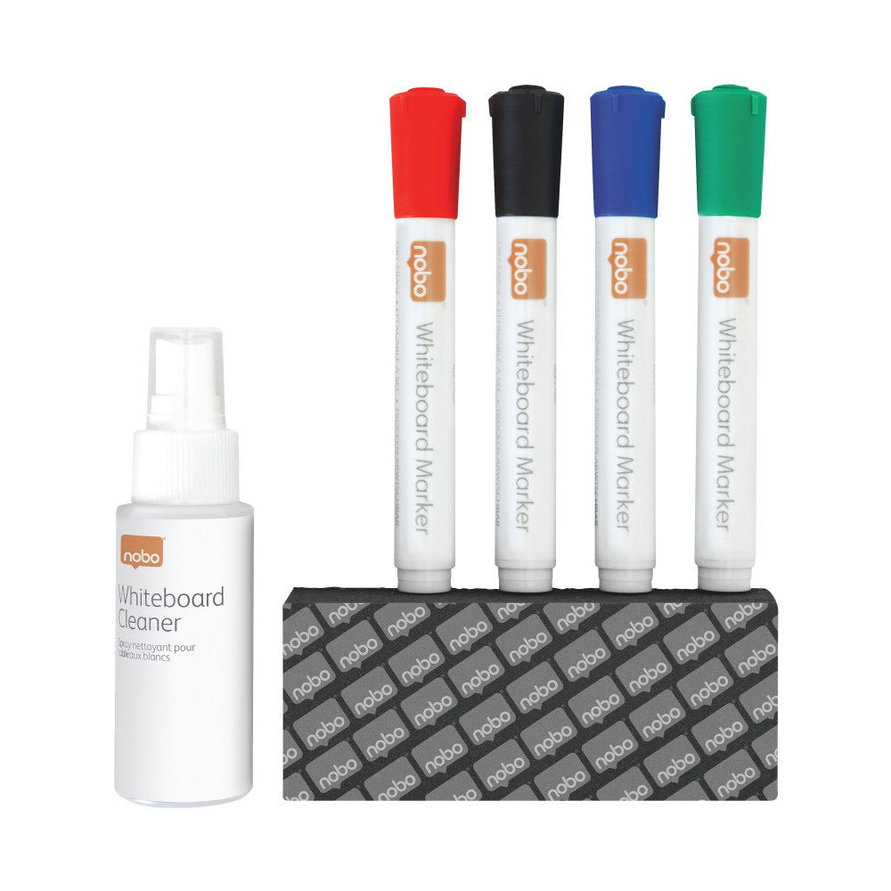 NOBO DRYERASE WHITEBOARD STARTER KIT