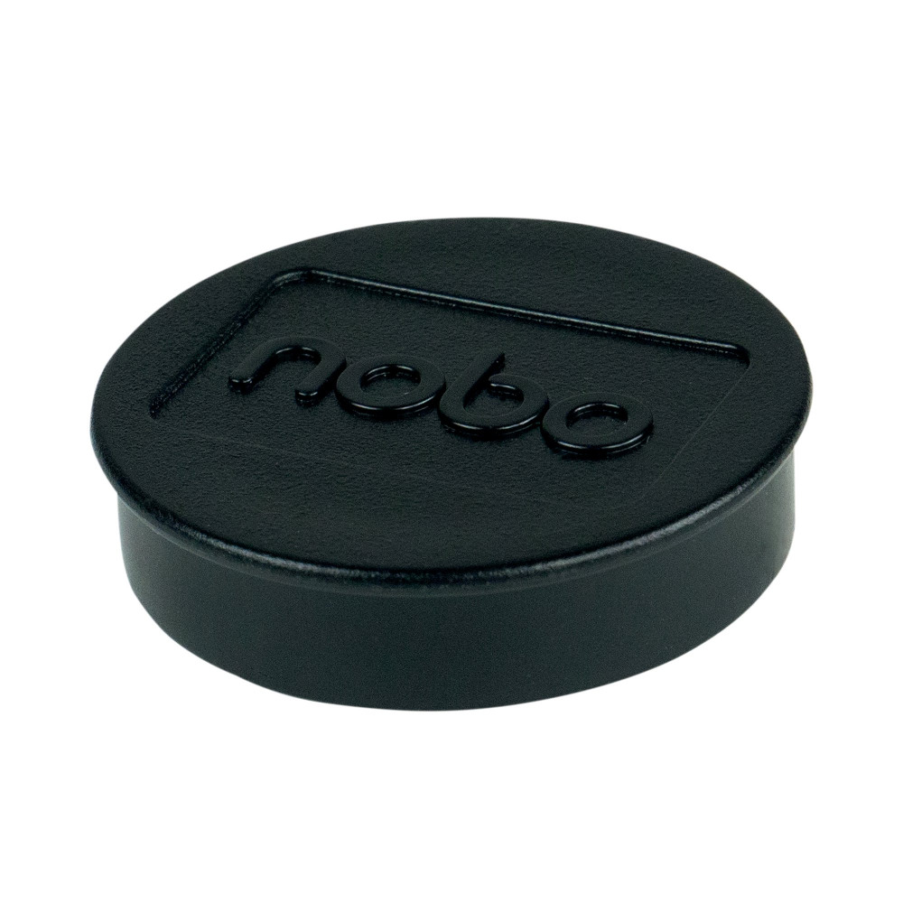 NOBO WHITEBOARD MAGNETS 38 BLK PK10