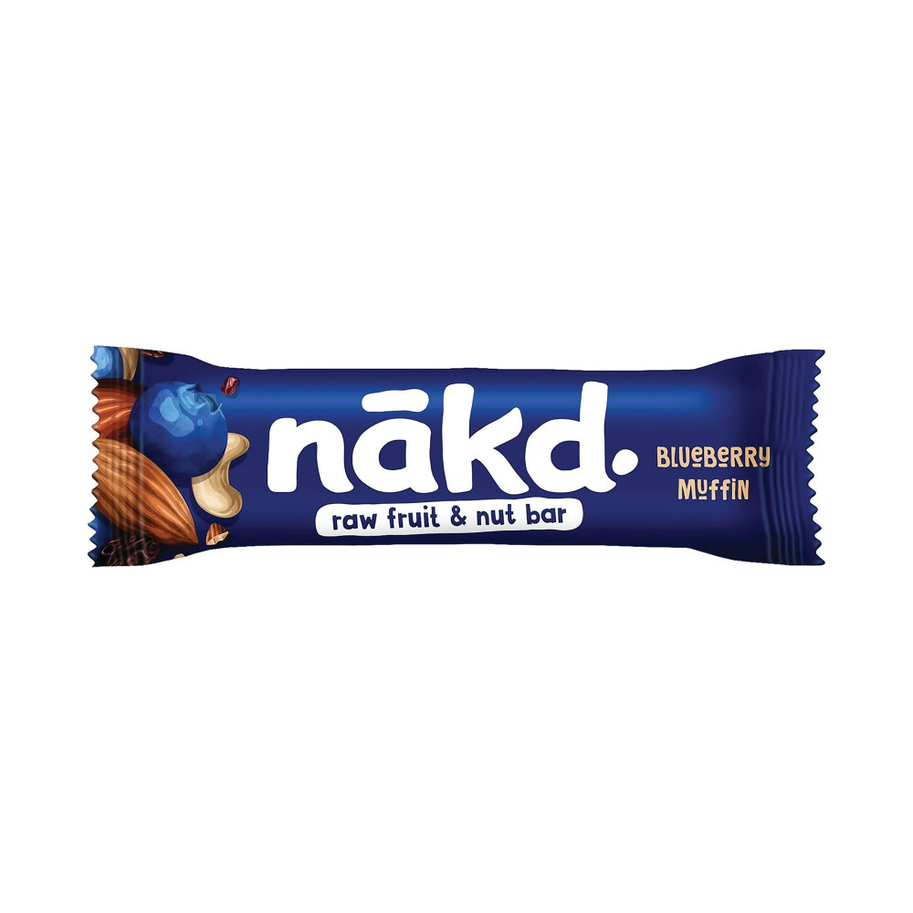 NAKD BLUEBERRY MUFFIN BARS 35G PK18