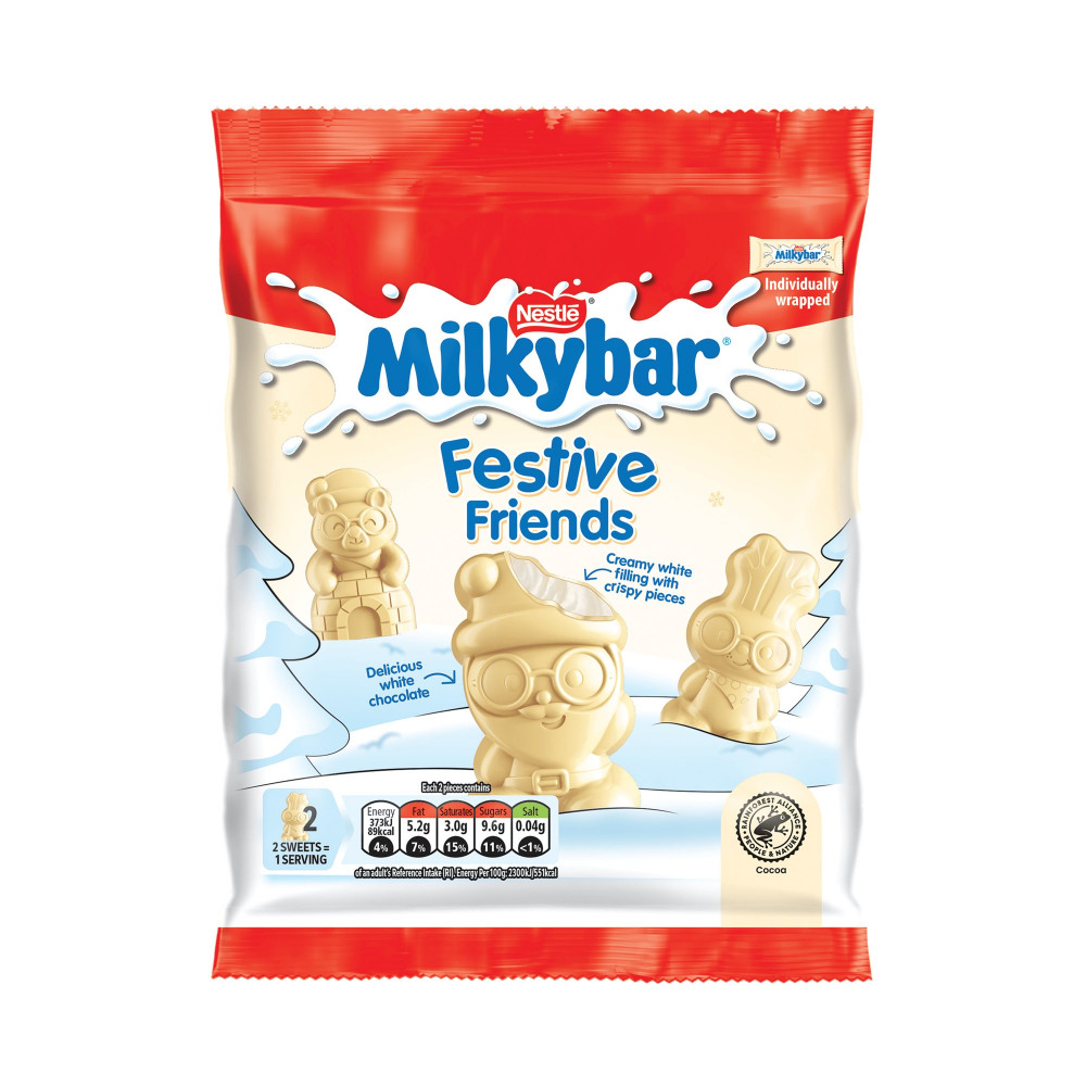 NESTLE MILKYBAR WHT CHOC BAG 57G