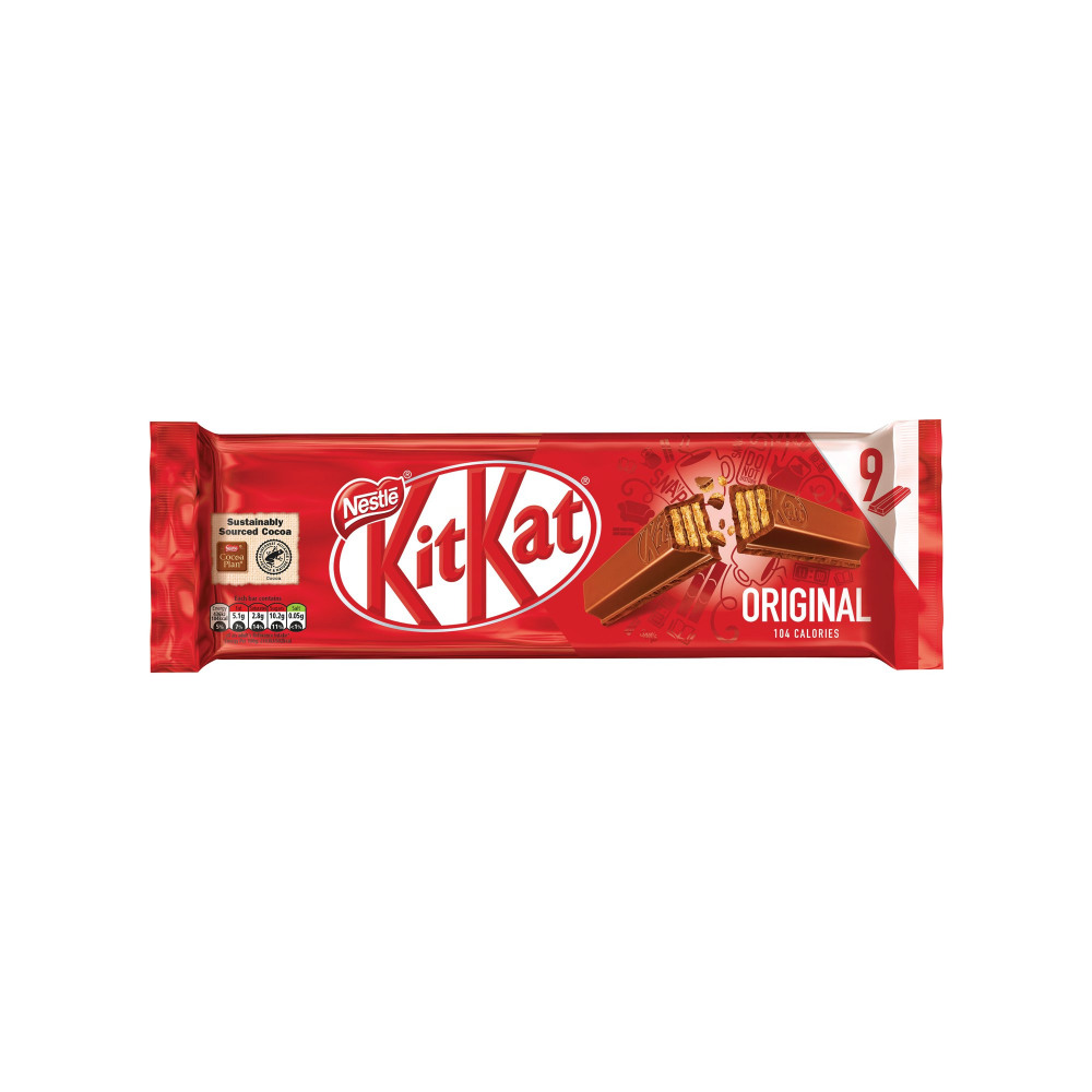 NESTLE KITKAT 2 FINGER MILK CHOC PK9