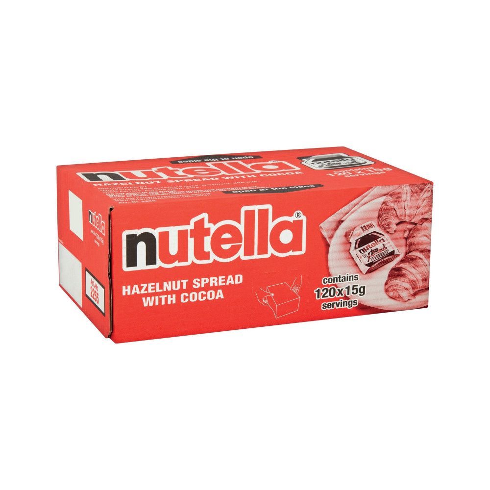 NUTELLA SPREAD PORTION 15G PK120