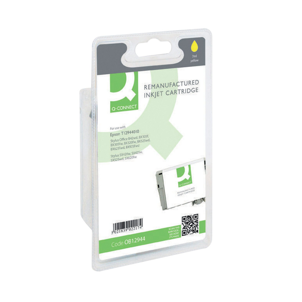 Q-CONNECT EPSON T129440 INKJET YLW