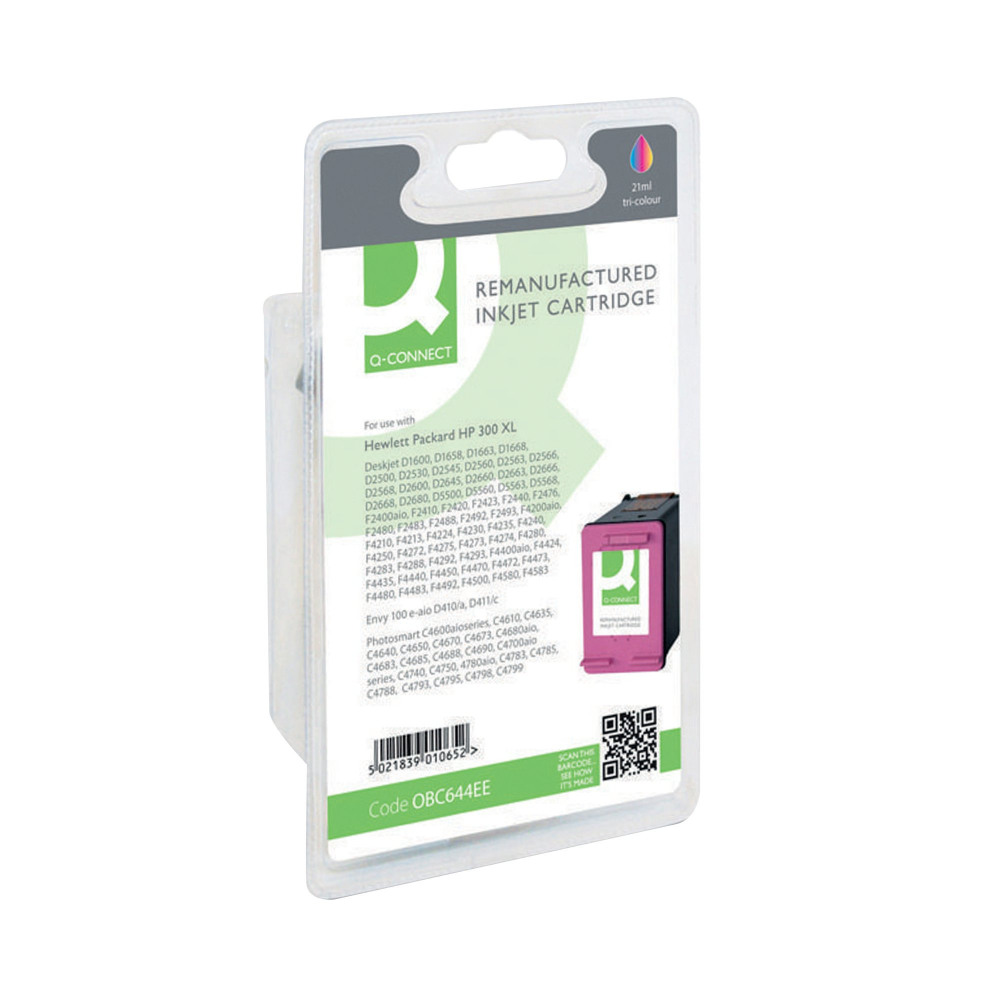 Q-CONNECT HP 300XL IJET CART COLOUR