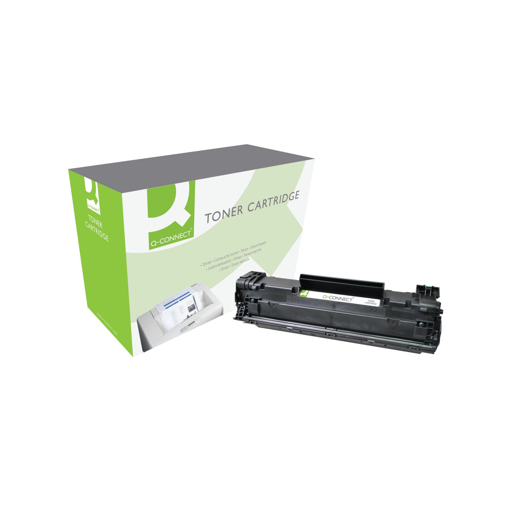 Q-CONNECT HP 85A BLACK TONER CE285A