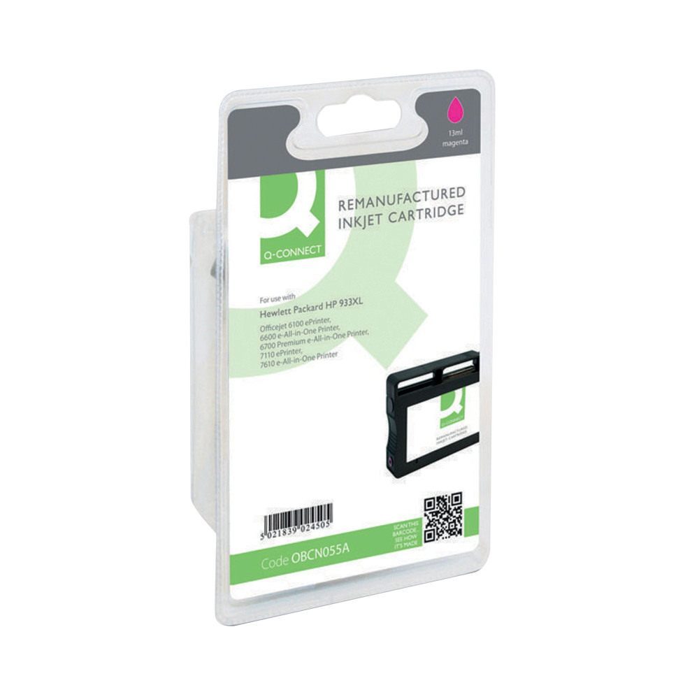 QCON HP CN055A HP933XL IJET CART MAG