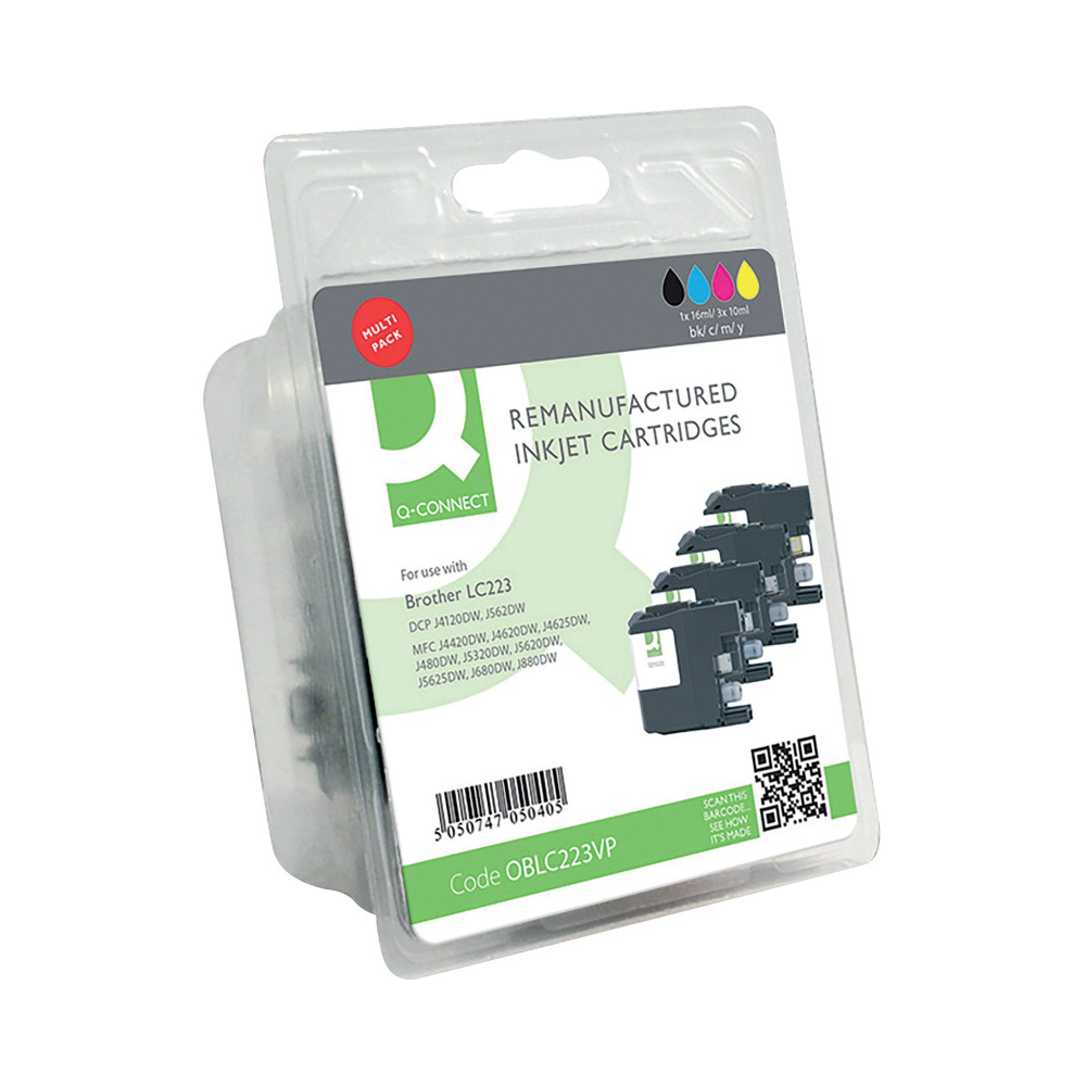 Q-C BROTHER LC223 COMP INK MPK CMYK