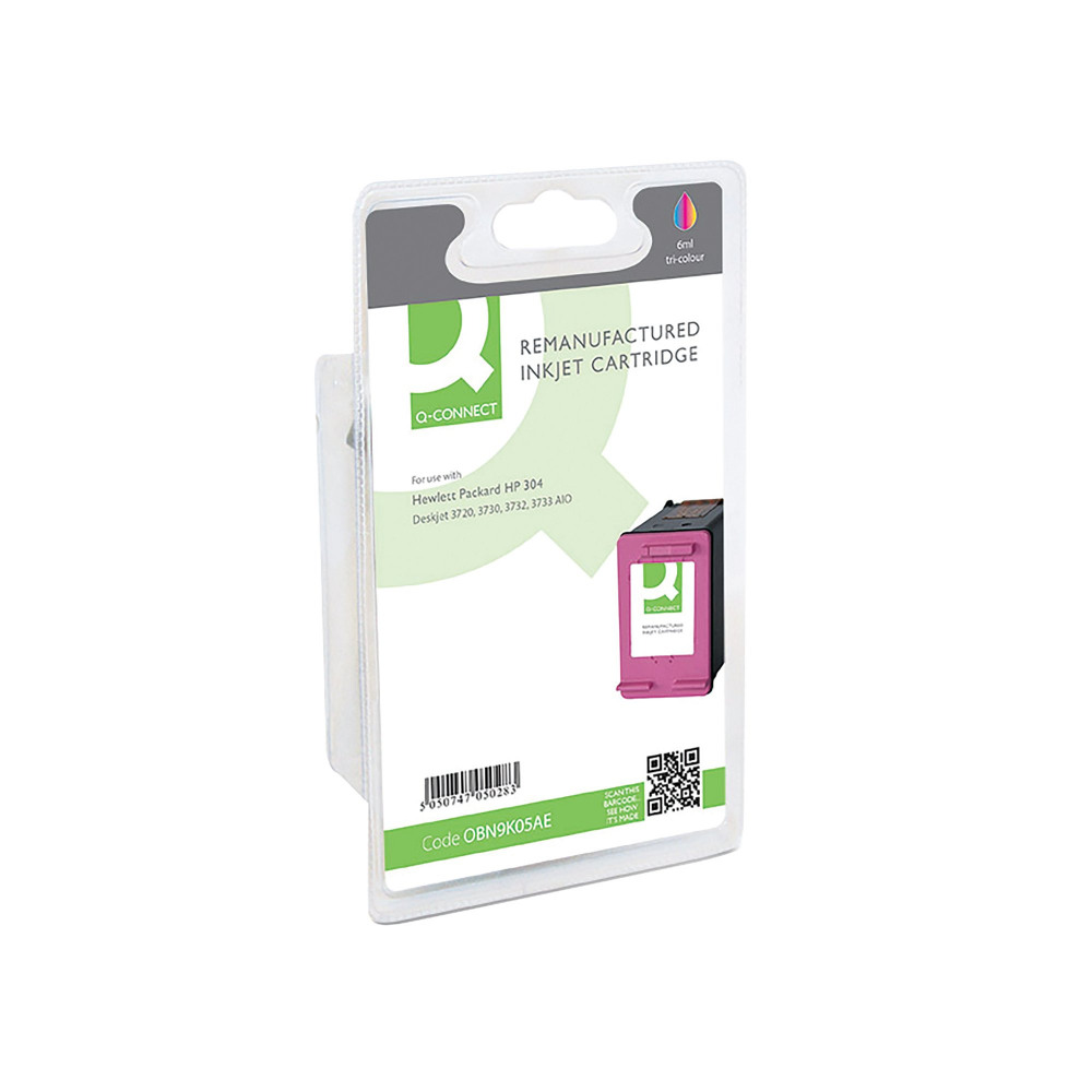 Q-CONNECT HP 304 INK CART TRI CMY