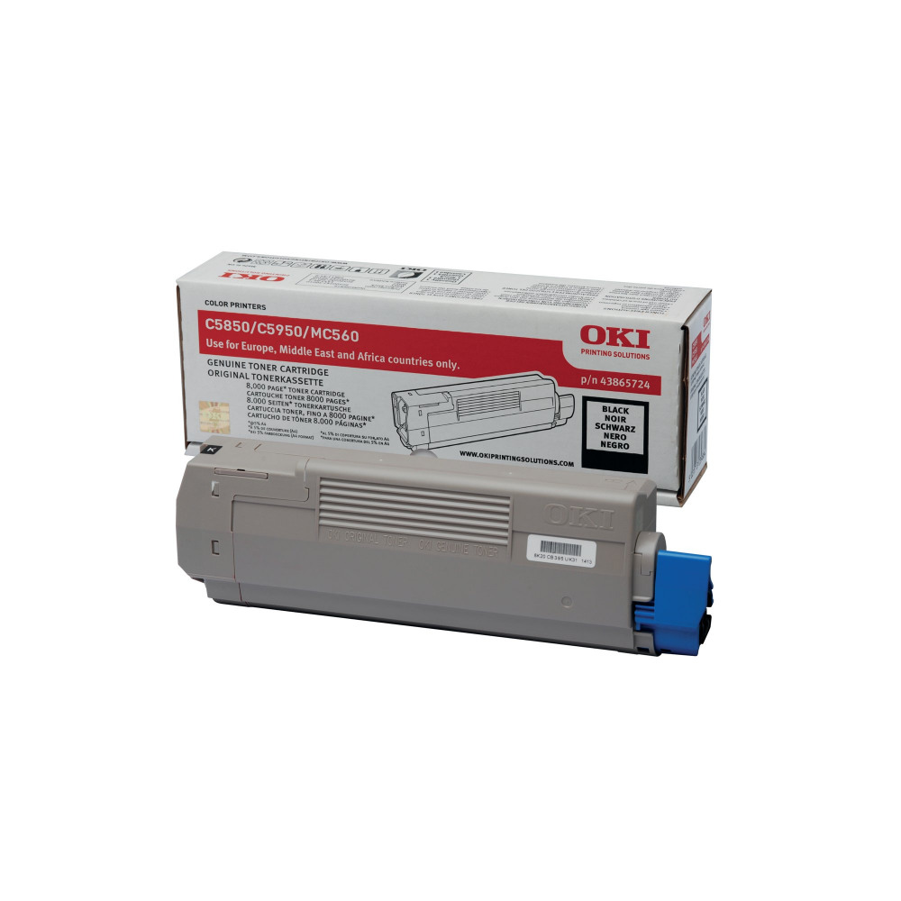 OKI C5850/C5950 LSR TNR BLACK 6K