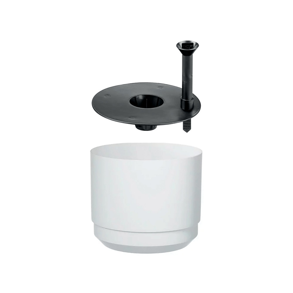 PAULINA SELF WATERING POT 20CM WHITE