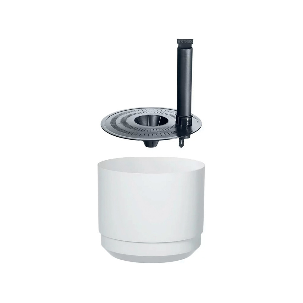 PAULINA SELF WATERING POT 25CM WHITE