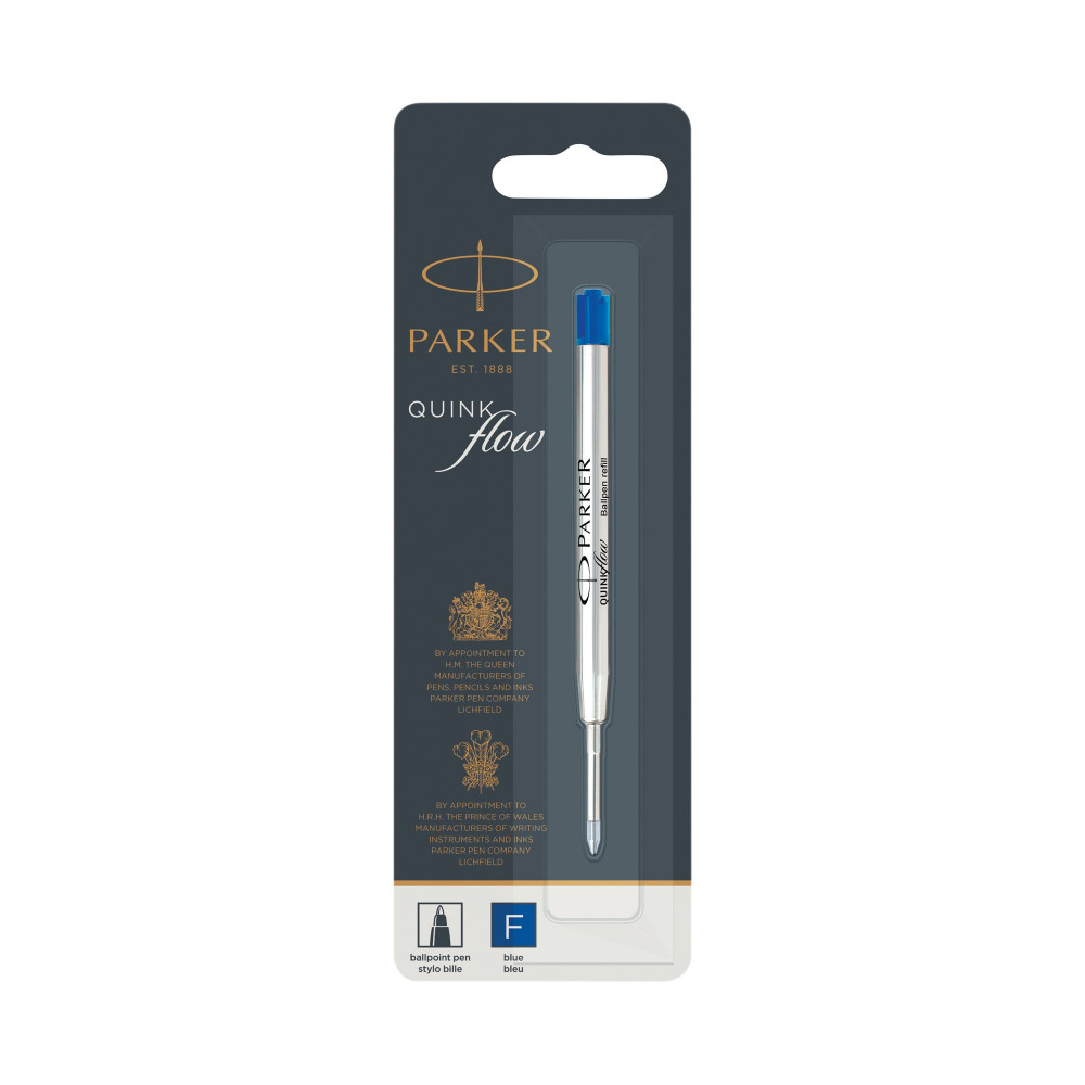 PARKER QUINK BLUE BPOINT REFILL PK12