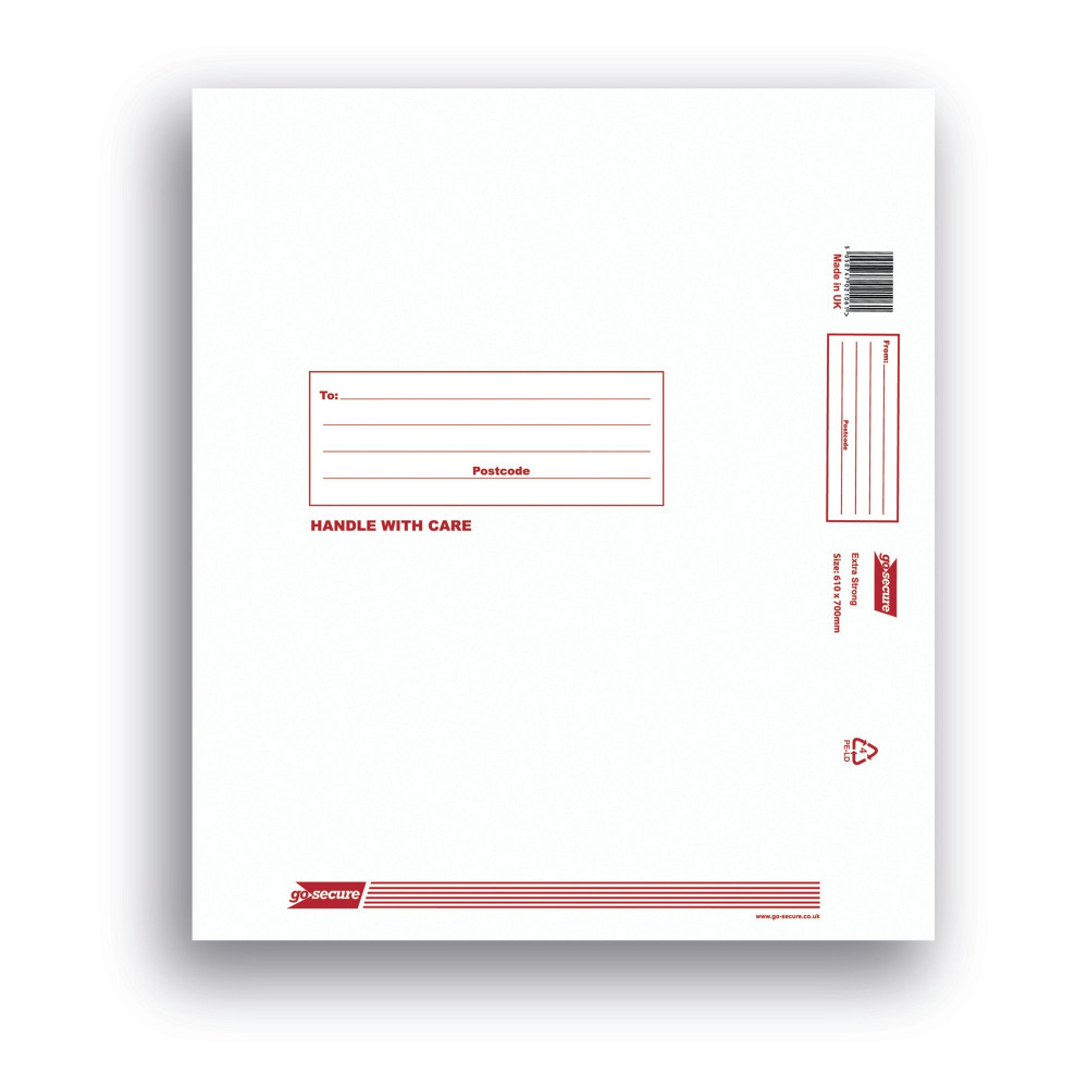 GOSECURE XSTRN POLY ENV 610X700 PK25