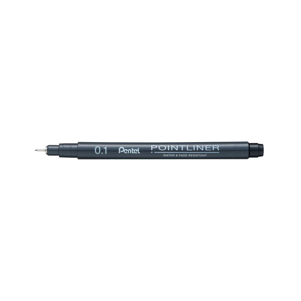 PENTEL P/LINER PIGMT LINE 0.1 BLK 12