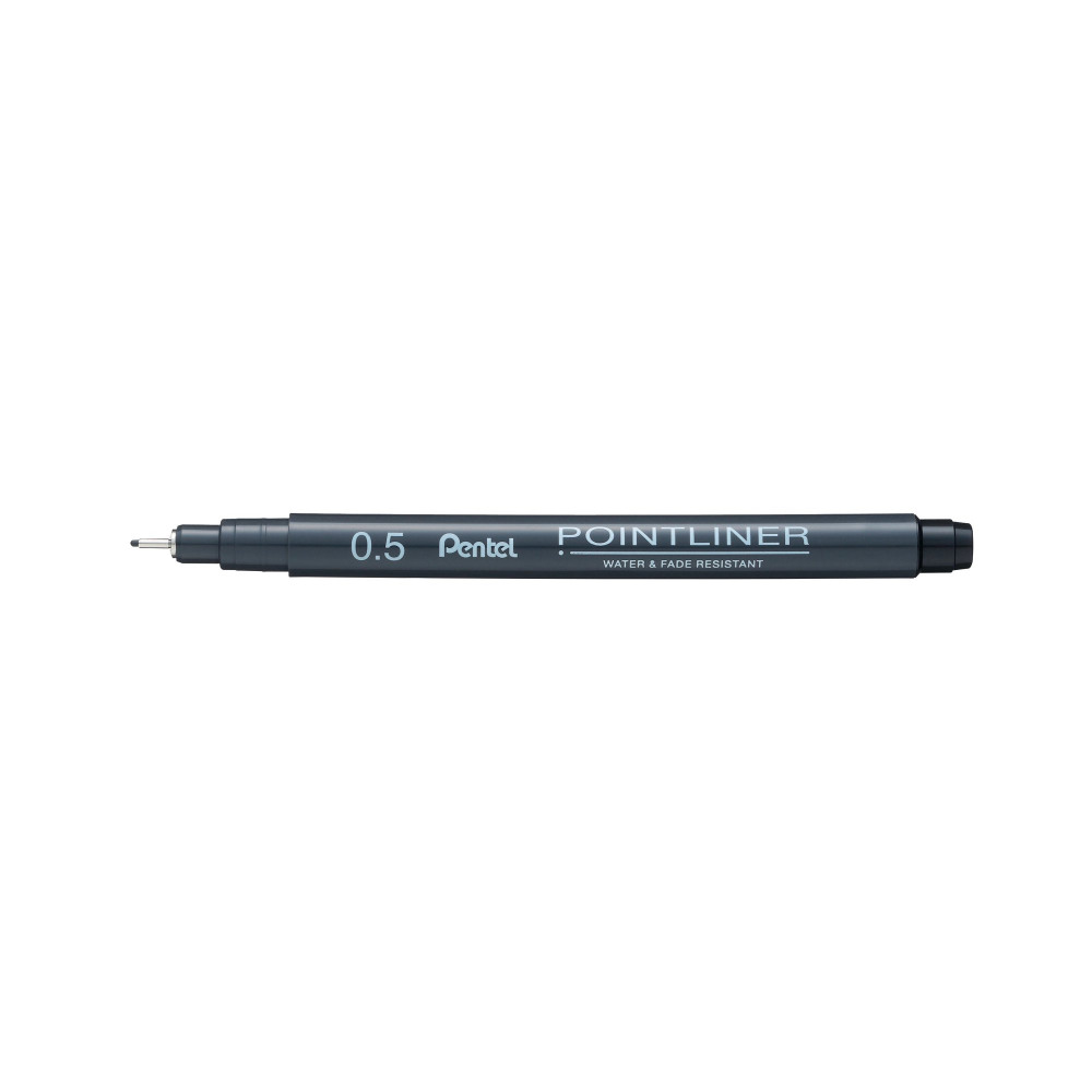 PENTEL P/LINER PIGMT LINE 0.5 BLK 12
