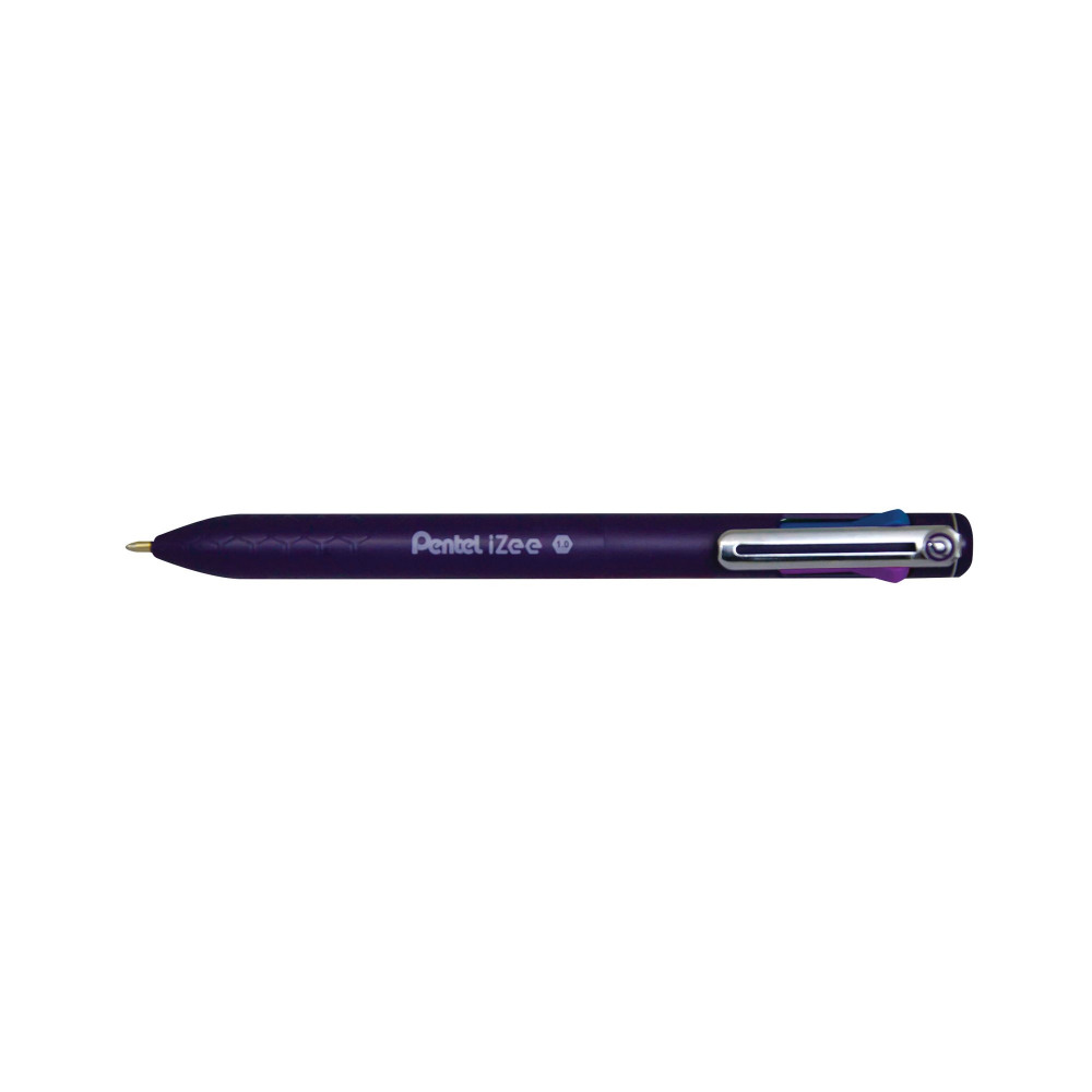 PENTEL IZEE 4 COLR BALLPNT ASST PK12